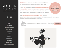 Tablet Screenshot of mariereyes.com